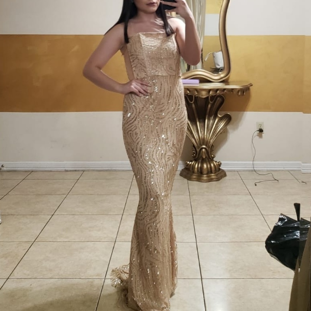Gold Dress